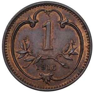 Austria, 1 Heller 1916
