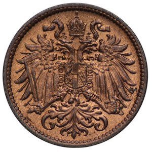 Austria, 2 Heller 1911