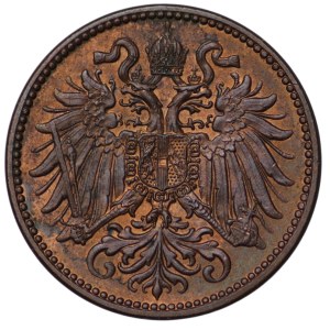 Austria, 2 Heller 1910