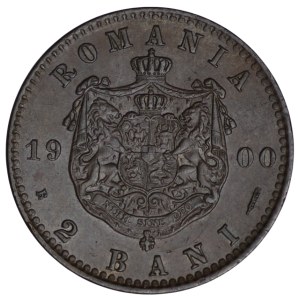 Roumanie, 2 bani 1900 - magnifique