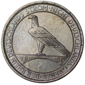 Germany, Weimar Republic, 3 marks 1930, A Berlin