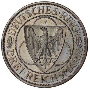 Germany, Weimar Republic, 3 marks 1930, A Berlin