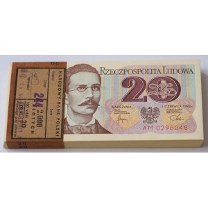 20 gold 1982, AM series, set of 100 pieces - BANK PACKAGE