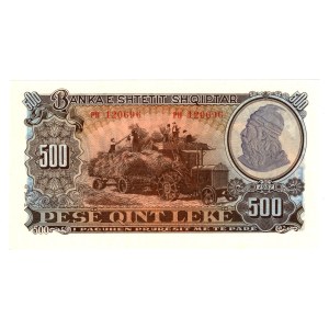 Albania, 500 Leke 1957