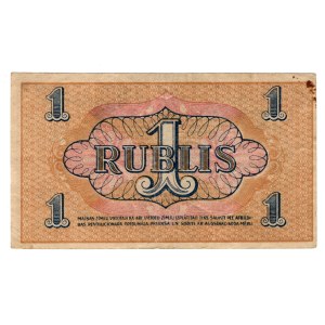 Latvia, 1 Ruble 1919