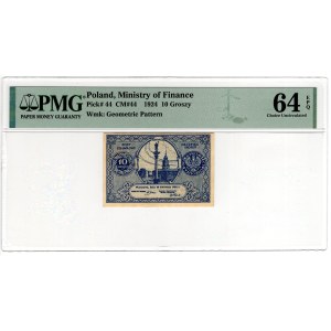 Pass ticket, 10 pennies 1924