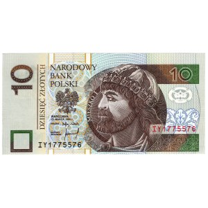 10 gold 1994, series IY - destruct, unevenly cut