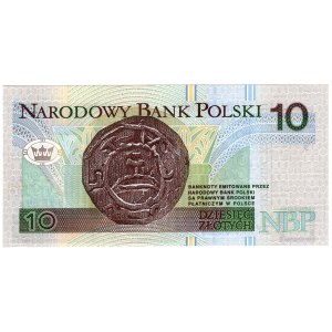 10 gold 1994, series IY - destruct, unevenly cut