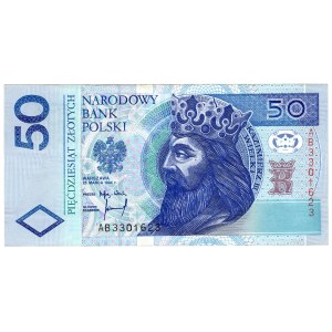 50 zloty 1994, AB series
