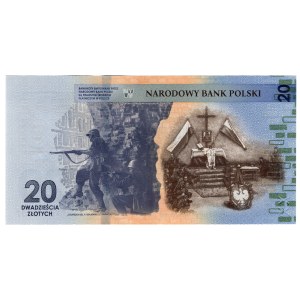 20 zloty 2024, 80th Anniversary of the Warsaw Uprising - lower number 0006007