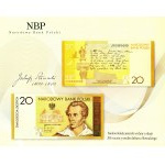 20 gold 2009, Juliusz Słowacki - in issue folder, low number 0002381