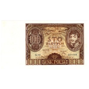100 gold 1934, AV series. - additional watermark +X+