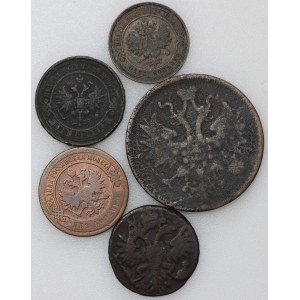 Russie, set de 5 pièces