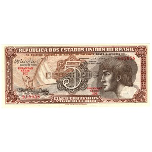 Brazylia, 5 Cruzeiros 1961-1962