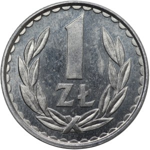 1 zloty 1982 - thin date