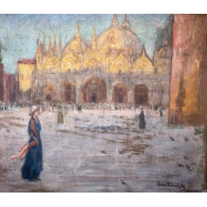 Leon Kowalski (1870 Kijów - 1937 Kraków), Wenecja – Piazza di San Marco, ok. 1910 r.