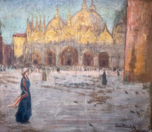 Leon Kowalski (1870 Kijów - 1937 Kraków), Wenecja – Piazza di San Marco, ok. 1910 r.