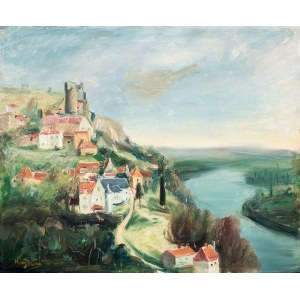 Henryk Hayden (1883 Warszawa - 1970 Paryż), Zamek Castelnaud nad Dordonią, l. 30. XX w.