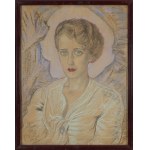 Stanisław Ignacy WITKIEWICZ (WITKACY) (1885-1939), "Portrait of a Woman" (1934).