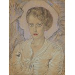 Stanisław Ignacy WITKIEWICZ (WITKACY) (1885-1939), "Portrait of a Woman" (1934).