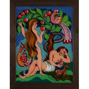 Zdzislaw WALCZAK (1926-2001), Adam and Eve.