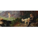 Apolinary Stanislaw KOTOWICZ (1859-1917), "Premonition."