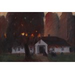 Bronislawa RYCHTER-JANOWSKA (1868-1953), "Evening".