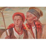 Wincenty WODZINOWSKI (1866-1940), "A Couple of Cracovians."