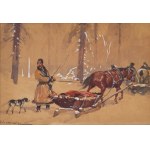 Adam SETKOWICZ (1876-1945), "Sanna in the Forest".