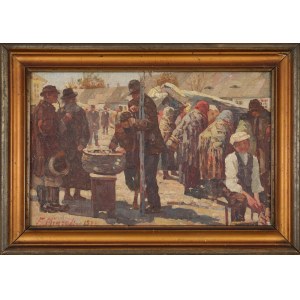 František MRÁZEK (1876-1933), At the Market (1928).