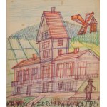 NIKIFOR Krynicki (1895-1968), "Krynica - villa and mill".