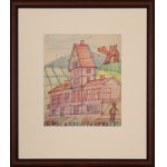 NIKIFOR Krynicki (1895-1968), "Krynica - villa and mill".