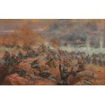 Mieczyslaw KRZYŻAK (1914-1984), "On the Oder" (1960)