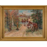 Mieczyslaw KRZYŻAK (1914-1984), "On patrol - a soldier