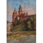 Juliusz SLABIAK (1917-1973), "View of the Wawel Castle."