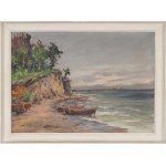 Eugeniusz DZIERZENCKI (1905-1990), "Rocky shore in Orlowo".