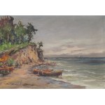 Eugeniusz DZIERZENCKI (1905-1990), "Rocky shore in Orlowo".
