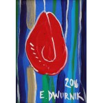 Edward DWURNIK (1943-2018), Czerwony tulipan (2016)