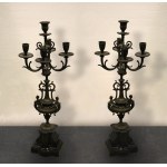 2 x Five-arm candelabra