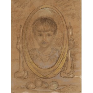 Stanislaw Ignacy Witkiewicz, Witkacy (1885 Warsaw - 1939 Jeziory in Polesie), Portrait of a Girl (Anna Zięba), 1935