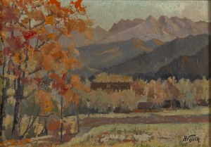 Franciszek Wójcik (1903 Wojciechowo - 1984 Zakopane), Jesienny pejzaż górski