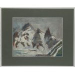 Monika Piwowarska (1914 Orenburg, Russland - 2006 Warschau), Verliebt in das Tatra-Gebirge, 1960-70er Jahre.