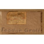 Teodor Grott (1884 Čenstochová - 1972 Krakov), Zátiší s květinami a sochou Venuše