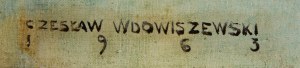Czesław Wdowiszewski (1904 Kulebki, Rosja - 1982 Warszawa), Bukiet kolorowych kwiatów, 1963