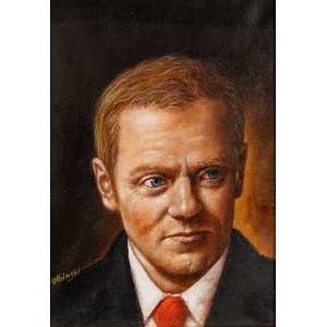 Rafal Olbinski (b. 1943), Untitled (Donald Tusk)