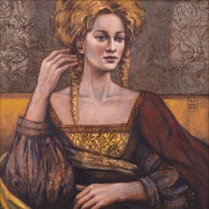 Mira Skoczek-Wojnicka (ur. 1959), Barokowy portret, 2025