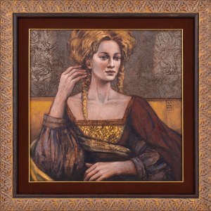 Mira Skoczek-Wojnicka (ur. 1959), Barokowy portret, 2025