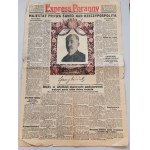Express Poranny No. 152 of June 2, 1926, Prof. I. Moscicki elected president