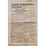 Gazeta Warszawska Poranna No. 147, 31.V., [issue proper, National Assembly].