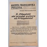 Gazeta Warszawska Poranna No. 147, 31.V., Extraordinary supplement No3 - Elections